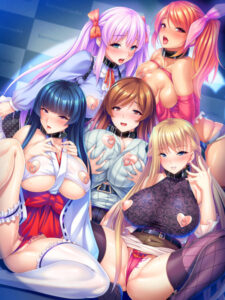 【ドスケベなエロゲー】 この絵ドスケベ過ぎｗｗｗｗｗ 844miel149 町丸ごと俺の孕ませオナホハーレム！  このエロ過ぎるシチュエーションに俺の手が無自覚に動き始めている…