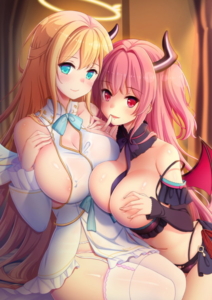 チ●コを勃たせるとはこの事や！エロゲー 凝視する程のドスケベな絵に感無量 676waf0049 毒舌悪魔とムッツリ天使との四畳半暮らし  どちゃくそエッチなシチュエーションに興奮が鳴りやまない！！！